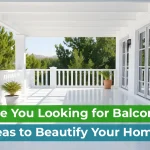 types of balcony