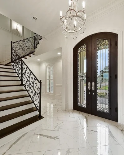 Black vs. White Marble