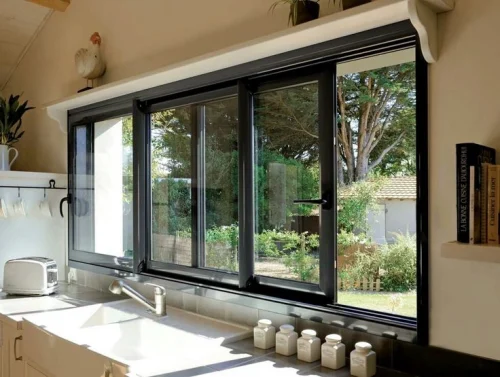 design of window frames for a house