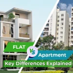 difference between flat and apartments