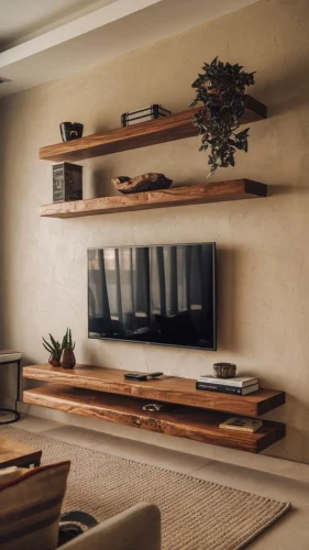 Floating Shelves & Drawers