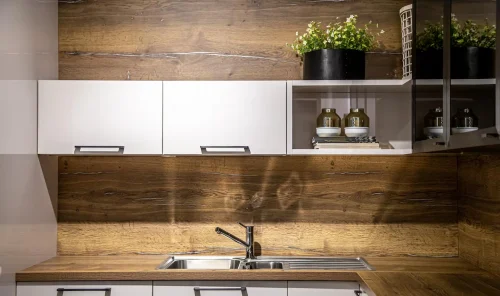 height of cabinet in kitchen