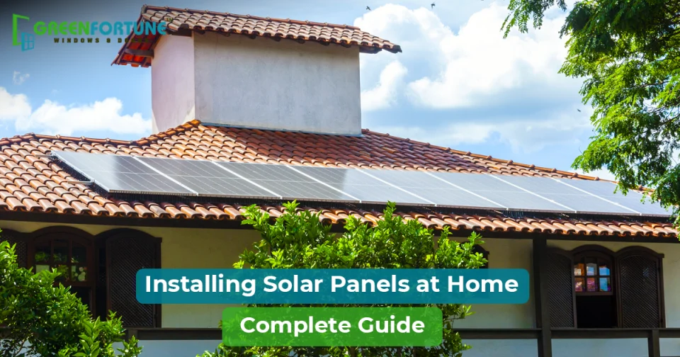 Installing Solar Panels at home