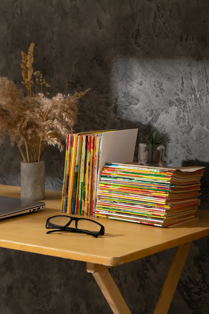 Stack of Books or Wooden Crates