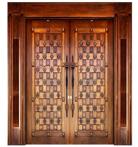 Double Door with Gold Elements