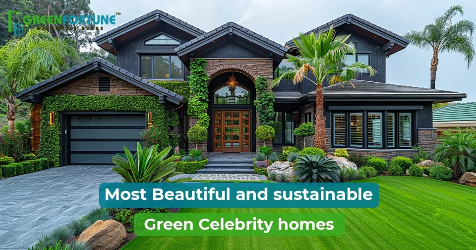 green celebrity homes
