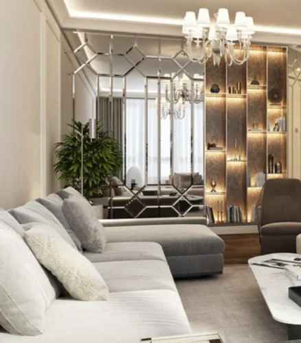 Classic Bevelled Mirror Wall Panels