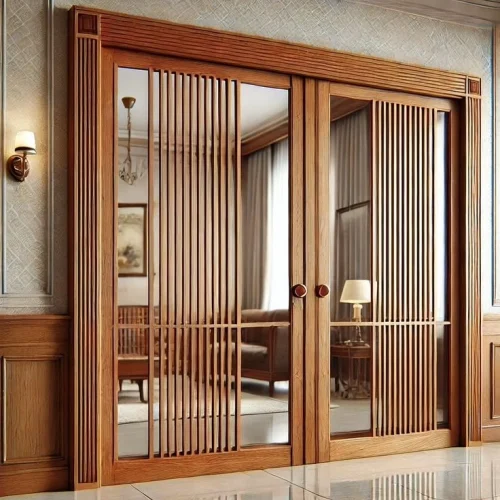 wood door design for room