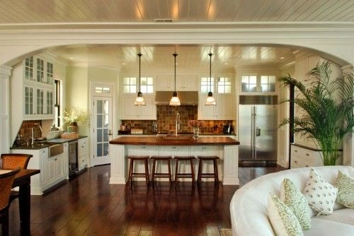 kitchen hall small arch design