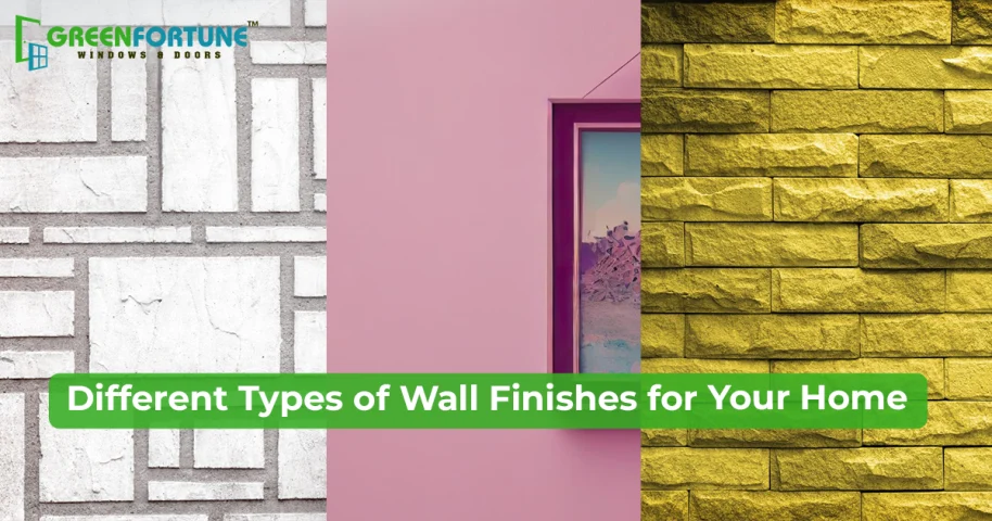 types of wall finishes in India