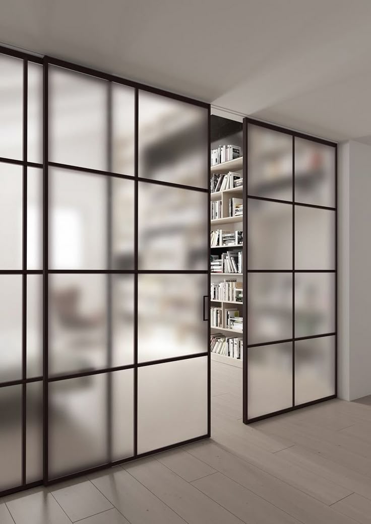Smoked Glass Sliding Doors