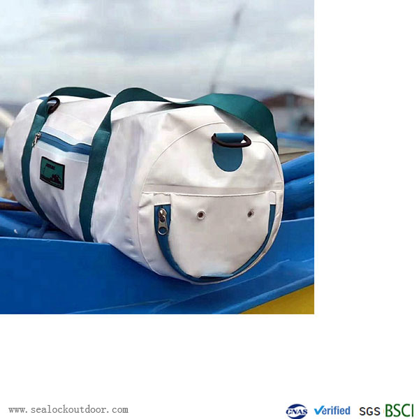 Waterproof Travel Bag With White Pvc New Design