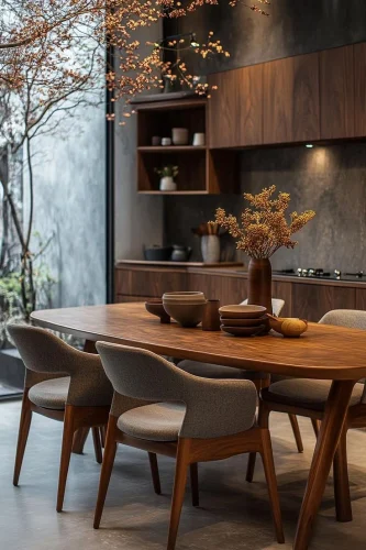 Traditional Dining with Modern Fittings