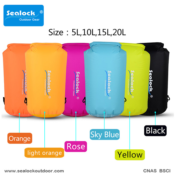 70D Nylon PVC Waterproof Tube Dry Bag
