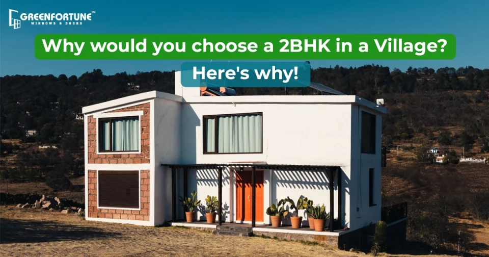 2 bhk home design in village