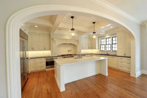 kitchen hall small arch design