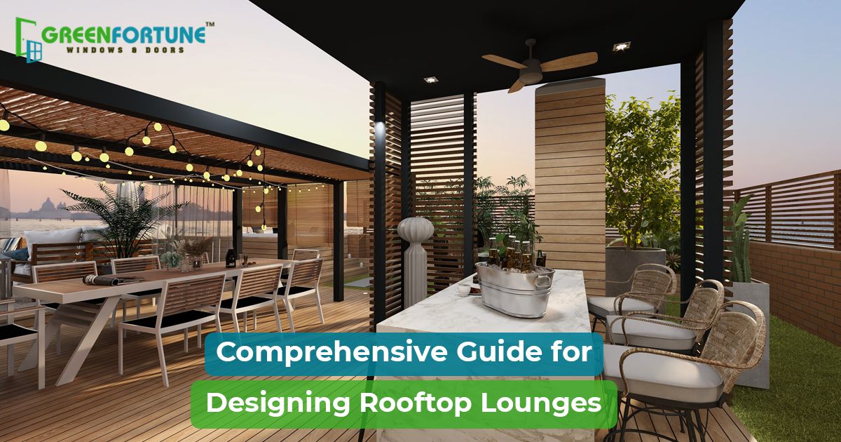 Rooftop lounge design ideas