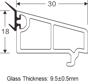 8mm Glazing Bead - GreenFortune