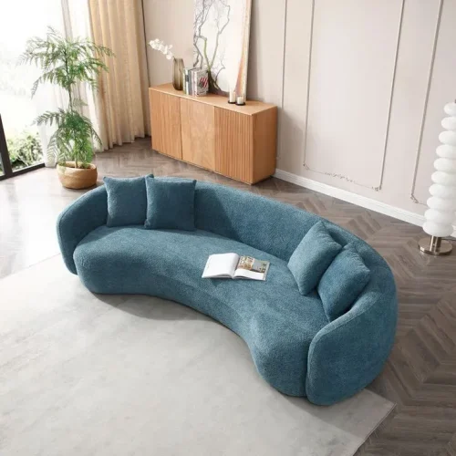 Modern curved sofas