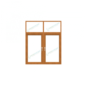 Golden-Oak-doble-casement with-vent