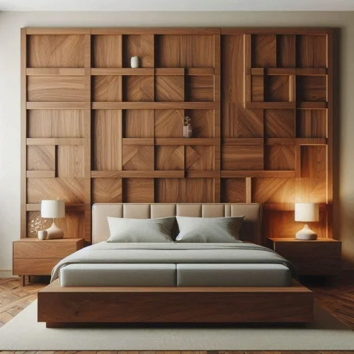 wooden wall panel design