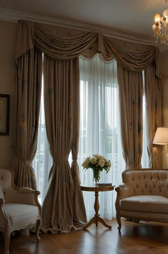 Ruffle Design Curtains