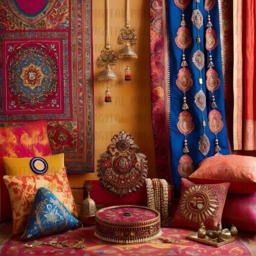 South Indian wooden furniture style