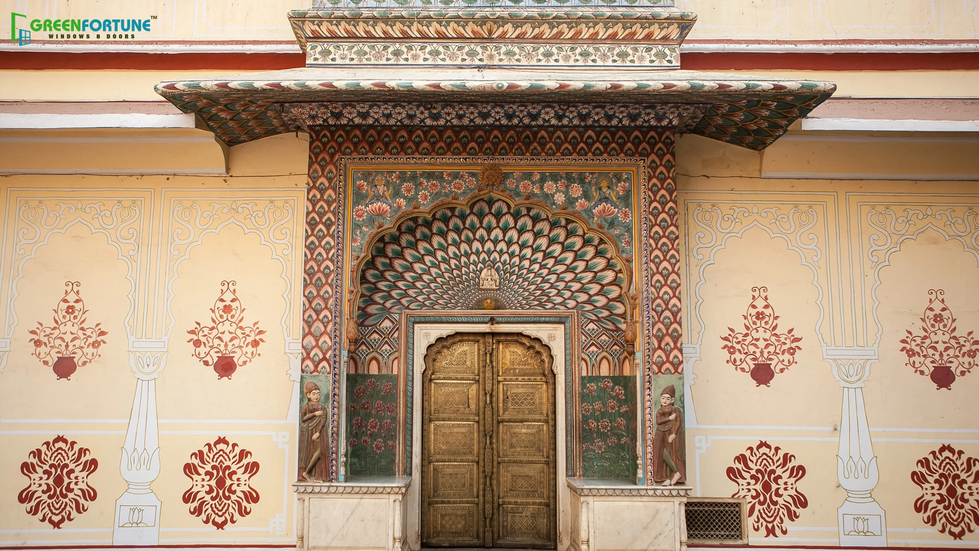 Majestic Rajput Architectural Door Design
