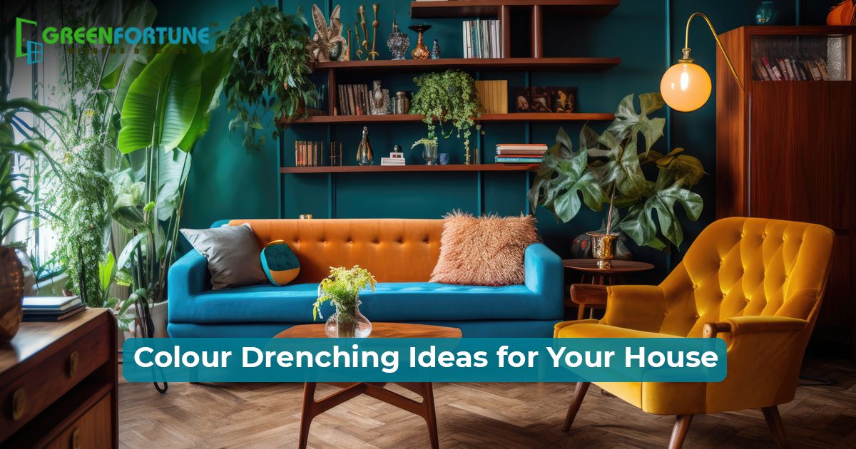 Living Room Colour Drenching Ideas