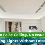 ceiling lights without false ceiling
