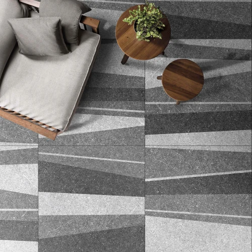 Zoning with Carpet Design Tiles