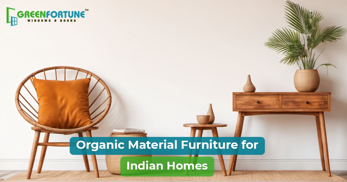 Organic Material Furniture Ideas for Sustainable Indian Homes