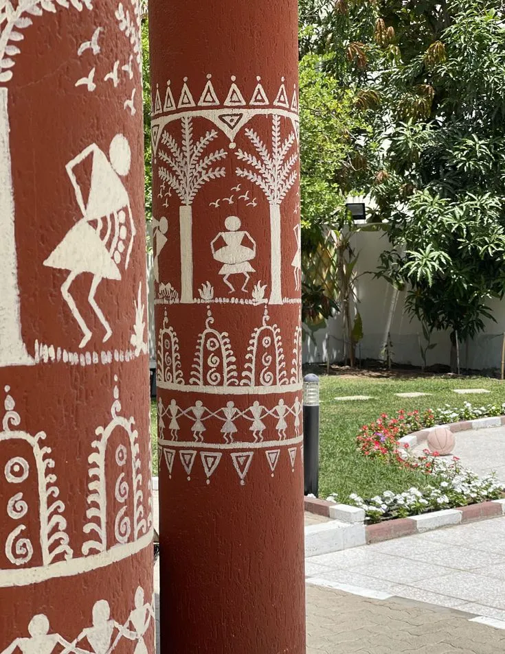 What about using art on pillars