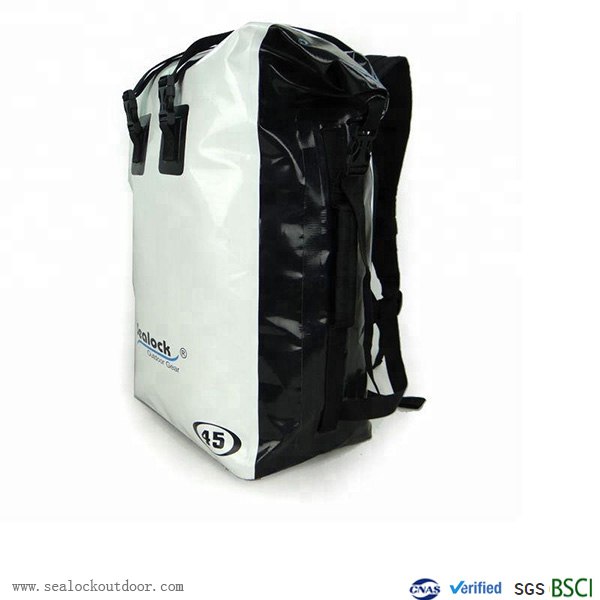 White PVC Waterproof Backpack