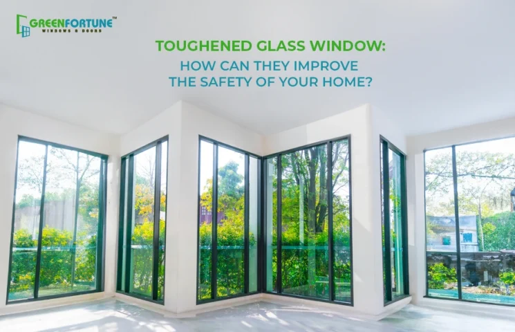 Toughened glass window