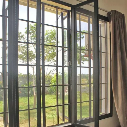 Aluminium Window Design with Grill