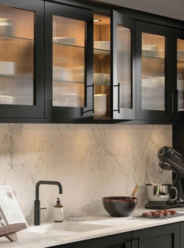 Kitchen Design with Glass Doors