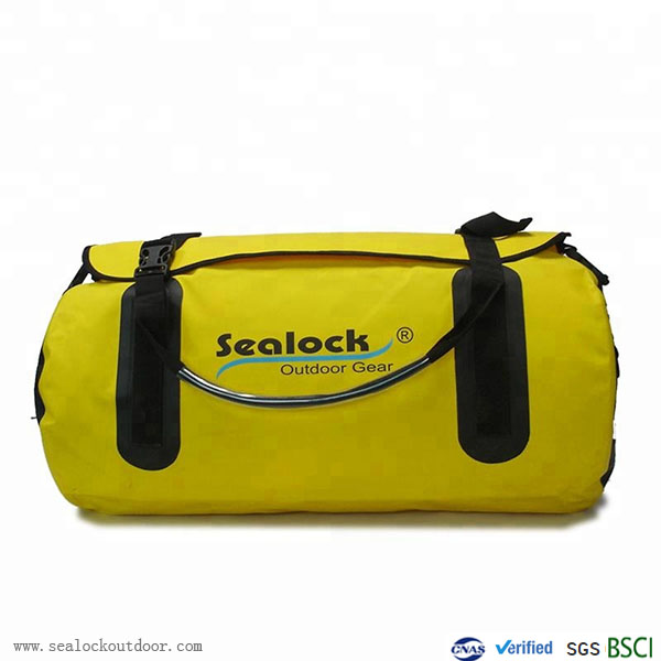 Yellow Waterproof Duffel Bag With PVC500D