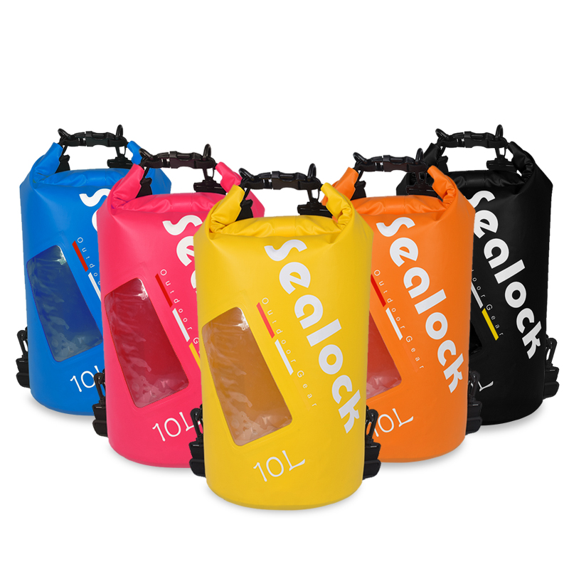 waterproof dry bag 20 Liter with pocket for phone