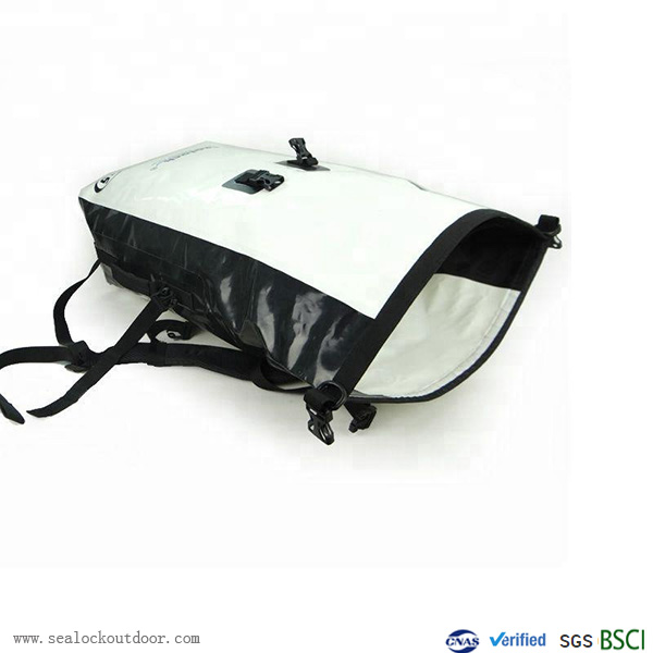 White PVC Waterproof Backpack