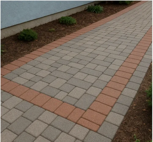 bricks boarder lay out