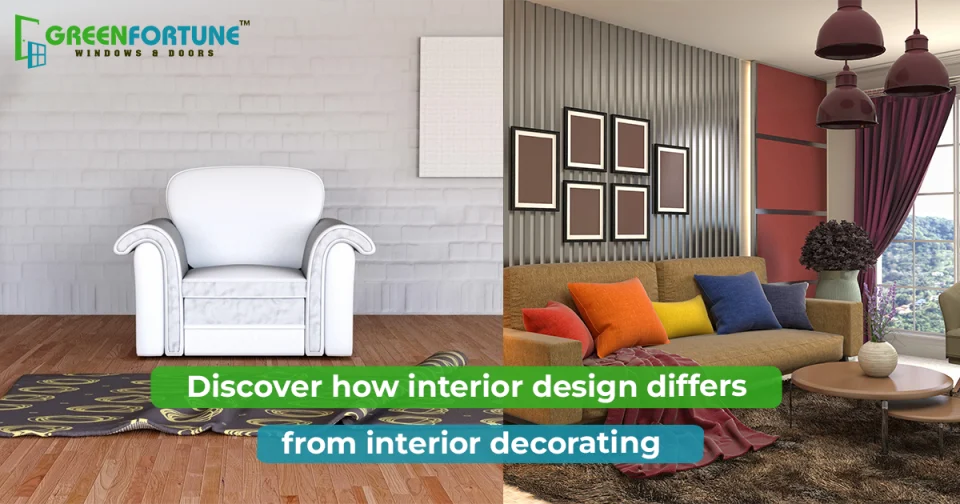 difference between interior design and decorating