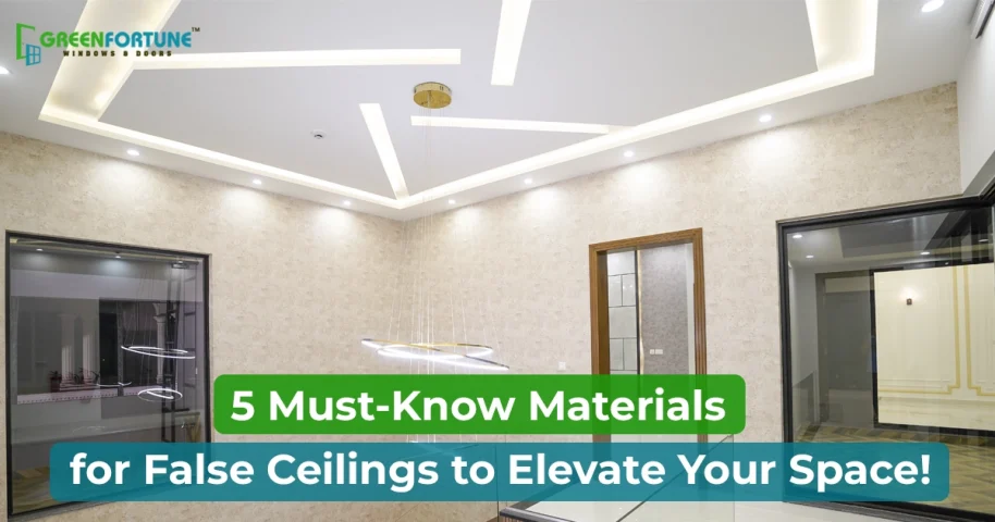 materials for false ceiling