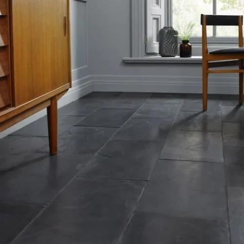 floor tiles in living room