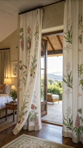 Floral Printed Curtains