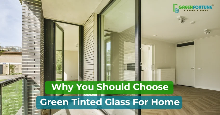 green tinted glass