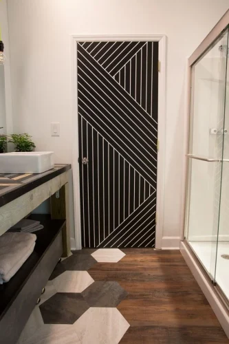 Patterned Bathroom Gate Designs
