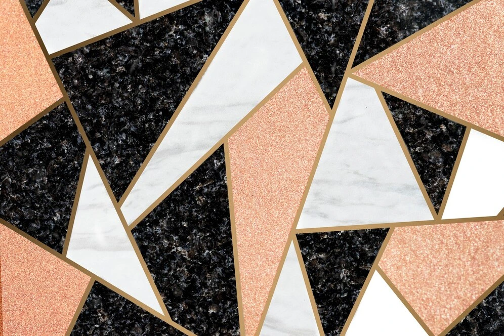 Marble with Bold Geometric Patterns