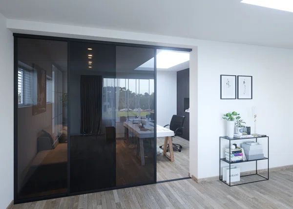 Smoked Glass Sliding Doors