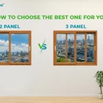 2 Track or 3 Track uPVC Windows